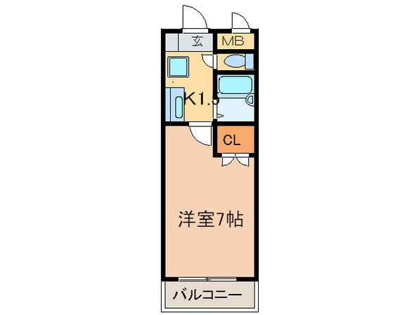 シェリ－メゾンの物件間取画像